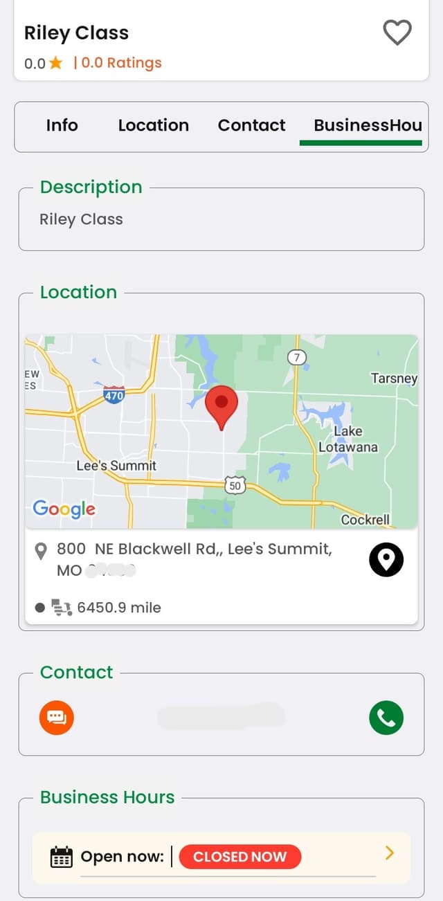 MyServiceGo App Screen
